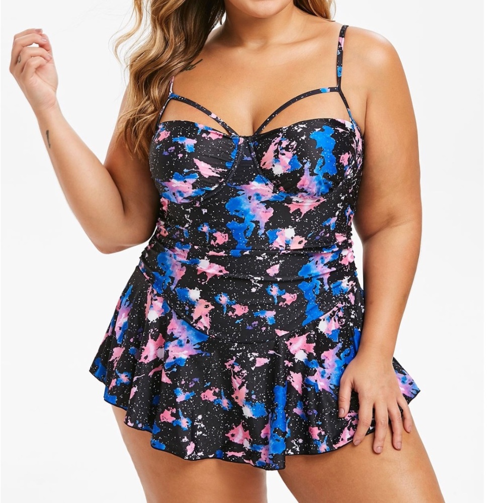 Galaxy Tankini Swimsuit